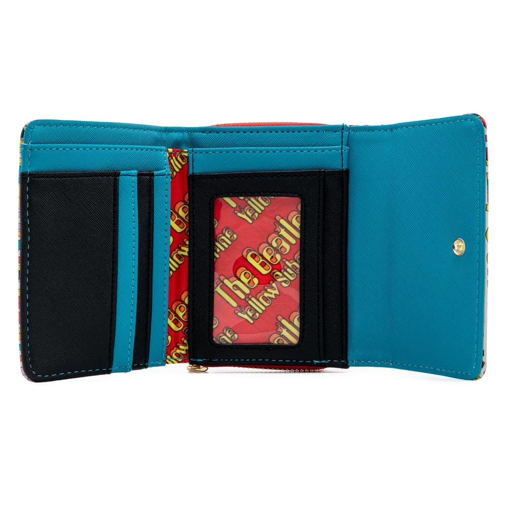 Loungefly The Beatles All You Need is Love Allover Print Wallet