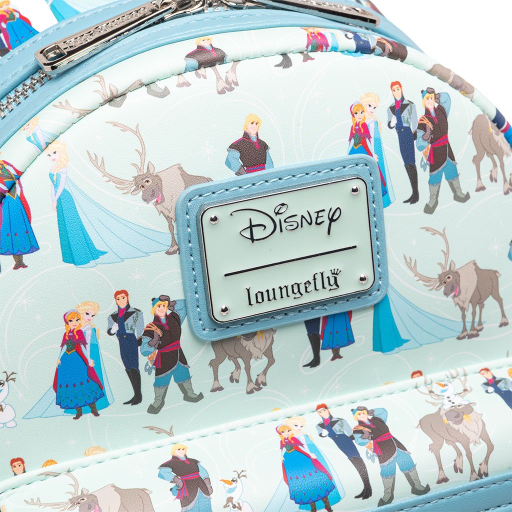 707 Street Exclusive - Loungefly Disney Frozen Arendelle Line Mini Backpack - Plaque