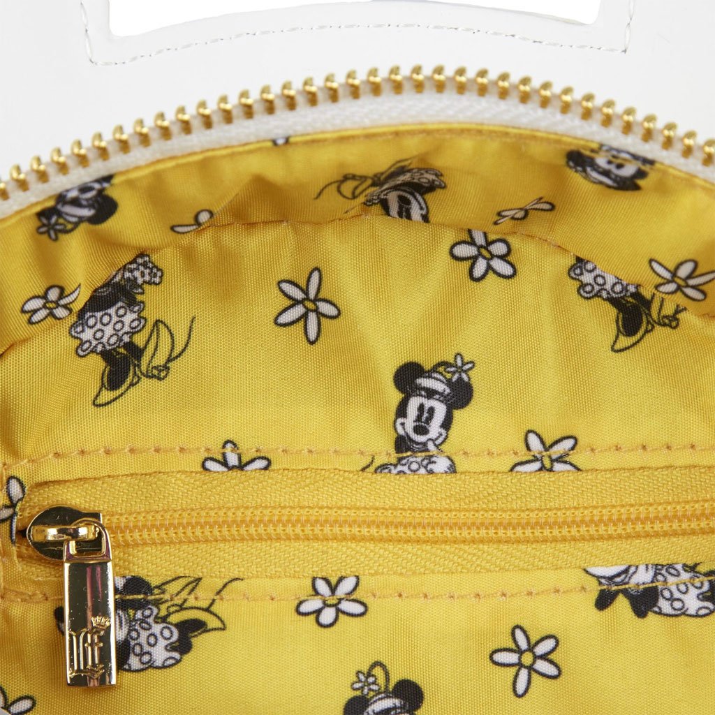 Loungefly Disney Minnie Mouse Daisy Crossbody Bag Interior Lining