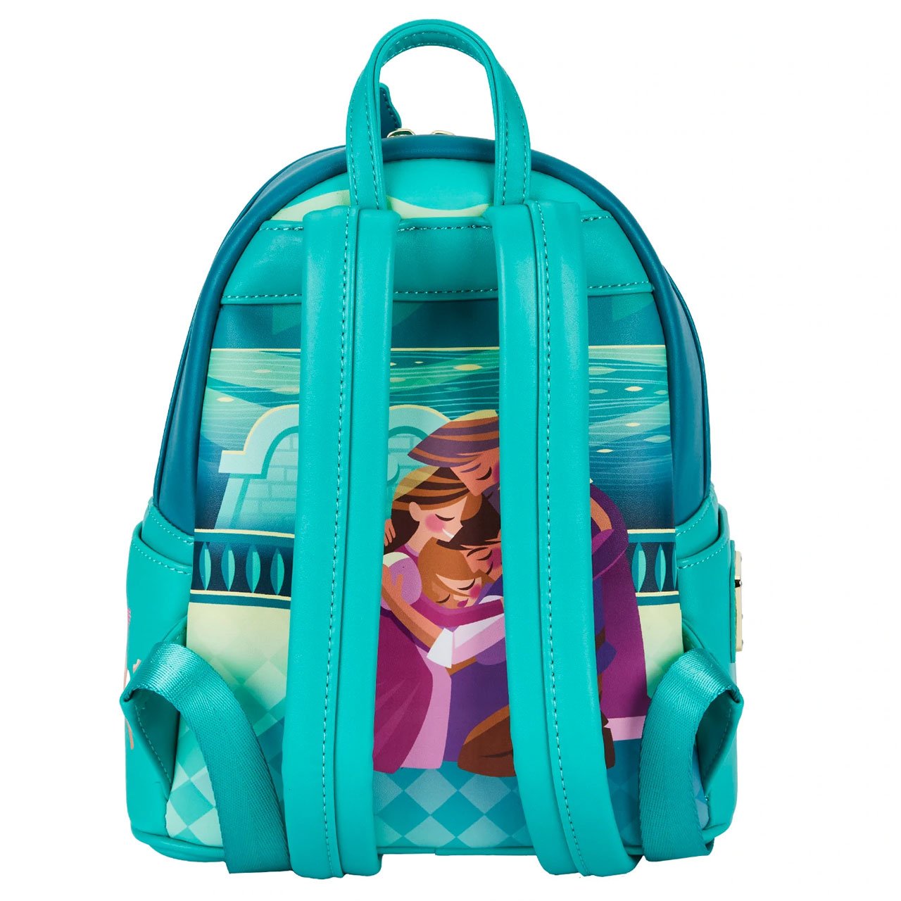 Loungefly Disney Tangled Princess Castle Series Mini Backpack - Back