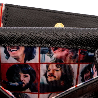 Loungefly The Beatles "Let It Be" Vinyl Record Zip-Around Wallet - Lining