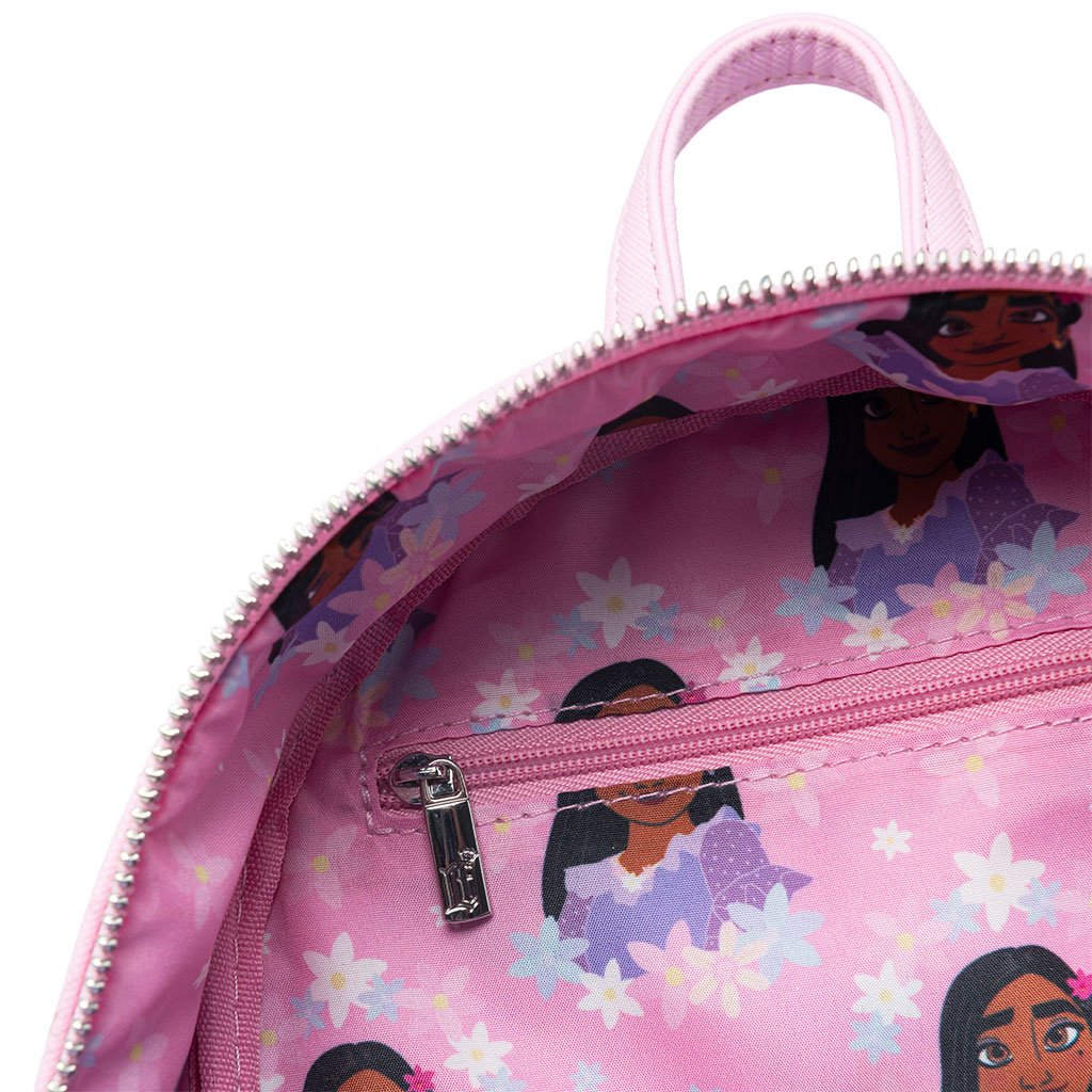 707 Street Exclusive - Loungefly Disney Encanto Isabela Cosplay Mini Backpack - Interior Lining