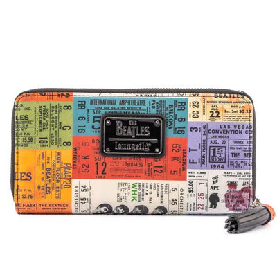 Loungefly The Beatles Ticket Stubs Flap Wallet - Front
