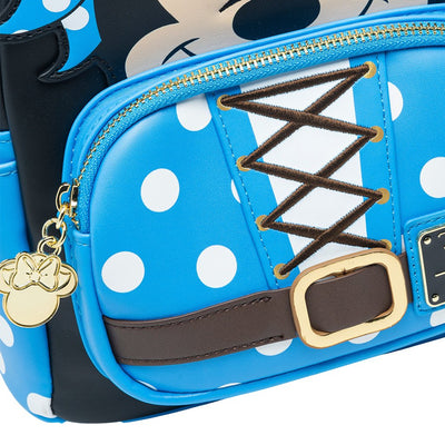 707 Street Exclusive - Loungefly Disney Pirate Minnie Mouse Cosplay Mini Backpack - Front Pocket Closeup
