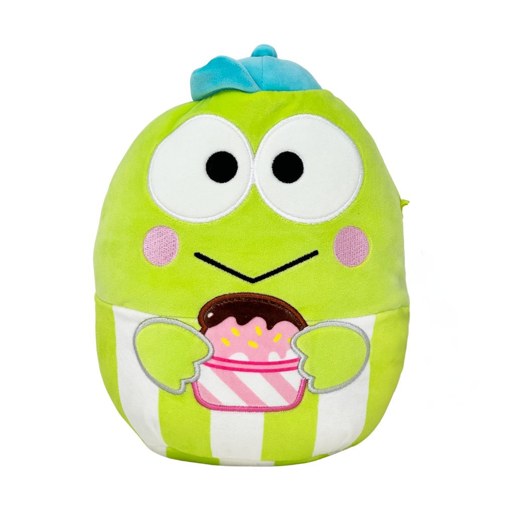 Squishmallows Sanrio Food Truck 8" Keroppi Cupcake Plush Toy - Front