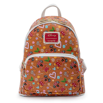Loungefly Disney Gingerbread Allover Print Mini Backpack Headband Set - Backpack
