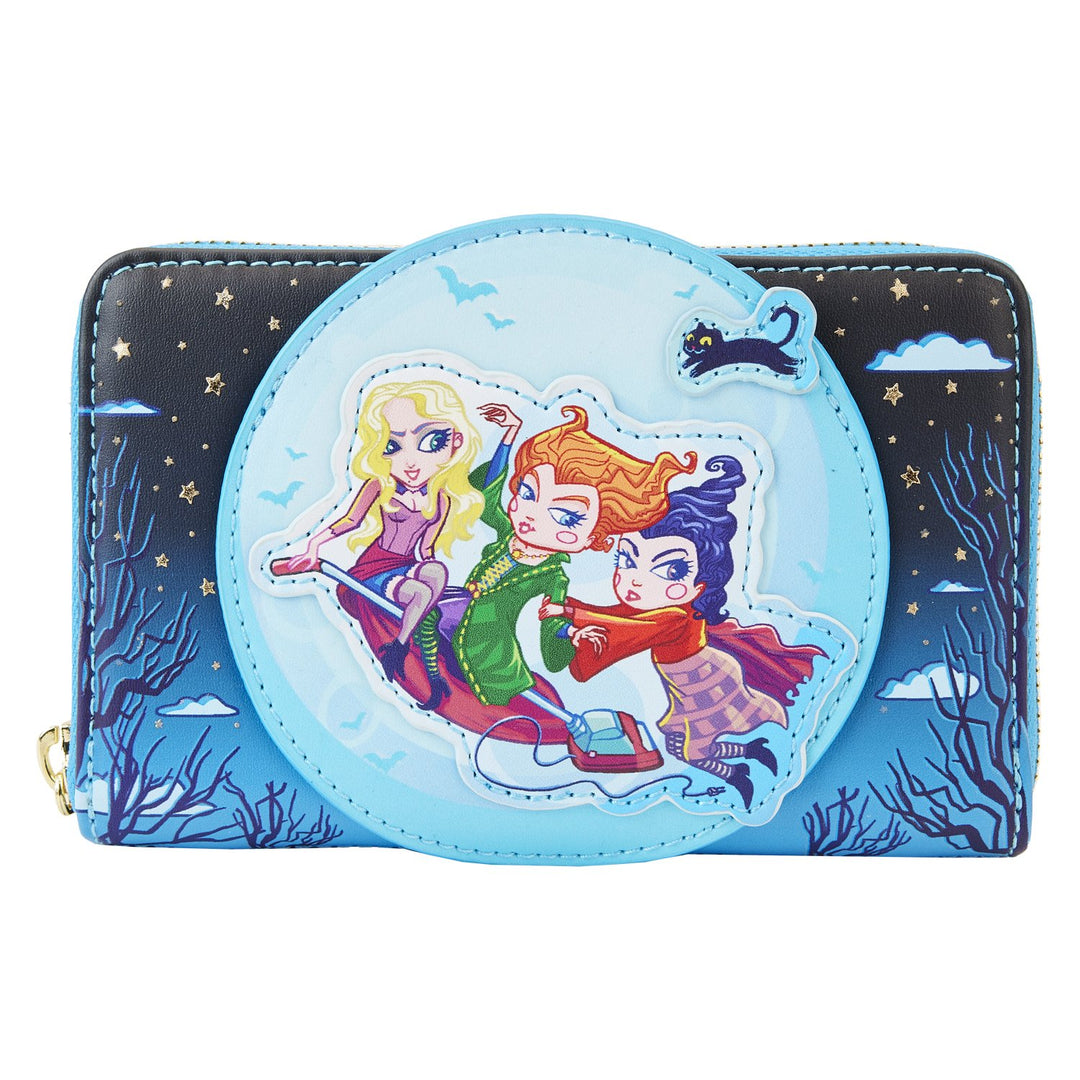 Loungefly Disney Hocus Pocus Poster Zip-Around Wallet - Front