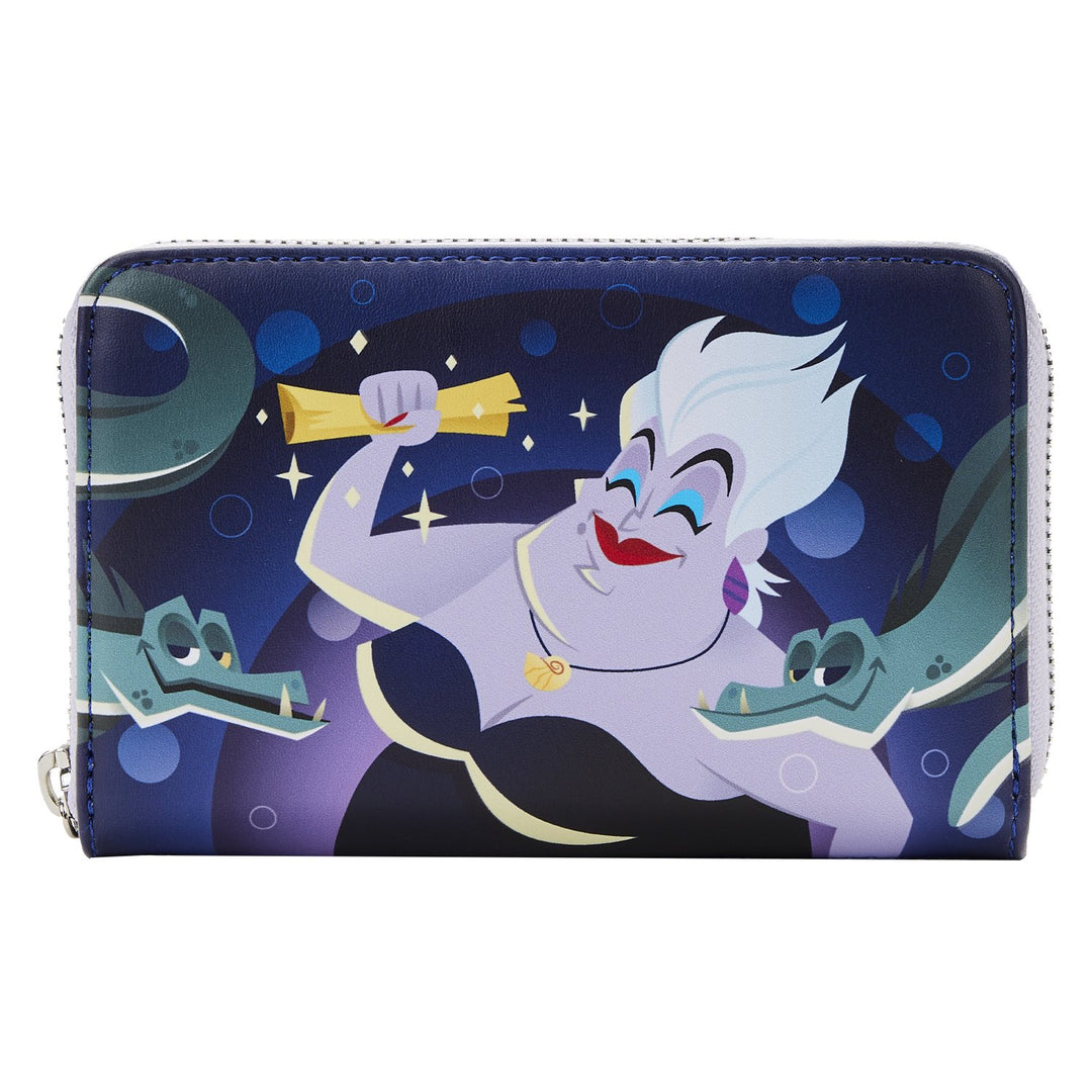 Loungefly Disney The Little Mermaid Ursula Lair Zip-Around Wallet - Front