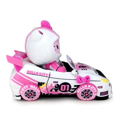 Kidrobot Sanrio 13" Hello Kitty Tokyo Speed Racer Plush Toy - Side