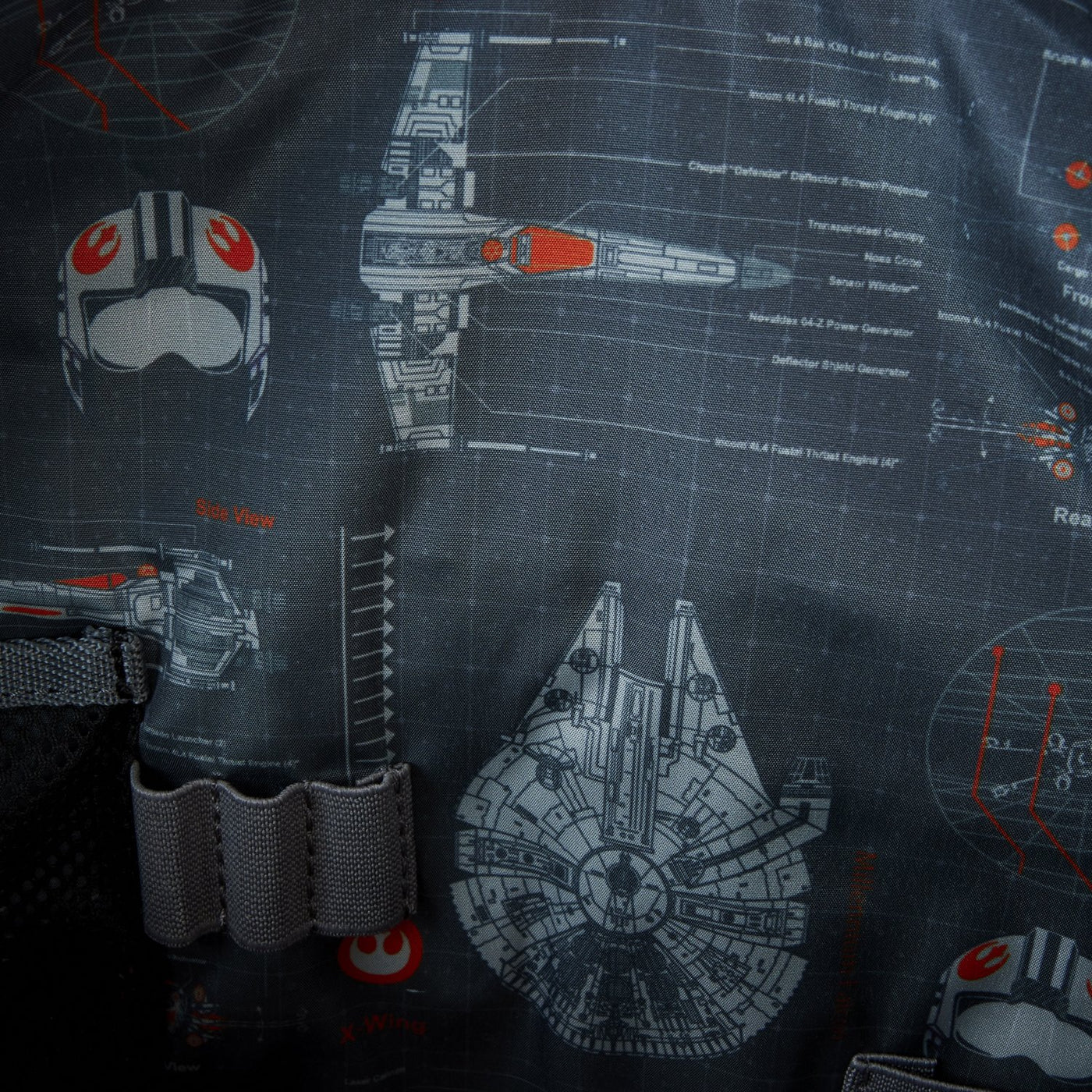 Loungefly Collectiv Star Wars Rebel Alliance The Executiv Laptop Bag - Interior Lining