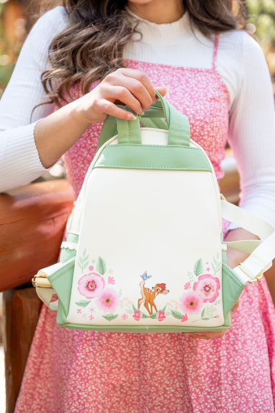 Loungefly Disney Bambi Spring Time Gingham Mini Backpack IRL Back