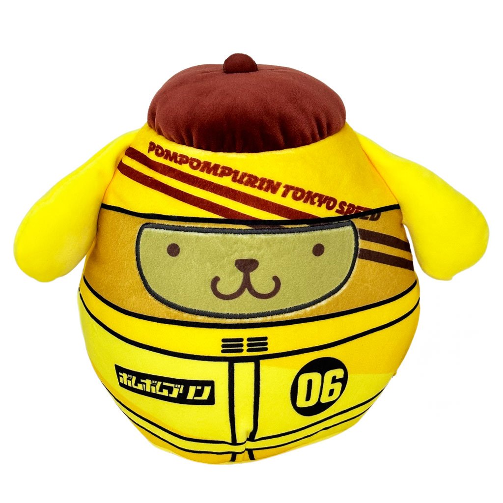 Squishmallows Sanrio 8" Pompompurin Tokyo Racer Plush Toy - Front