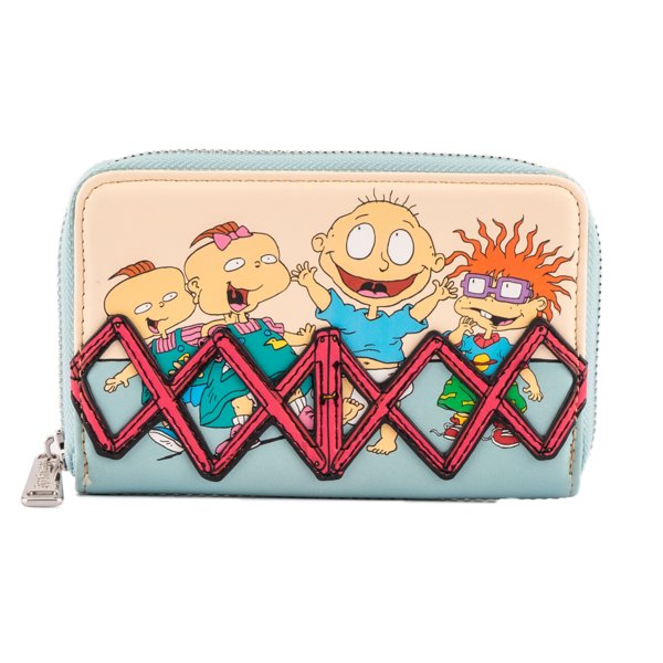 Loungefly Nickelodeon Rugrats 30th Anniversary Babies Zip-Around Wallet - Front