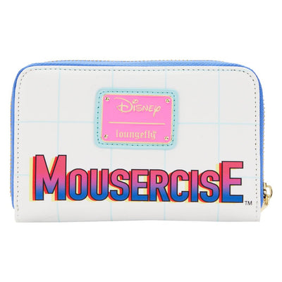 Loungefly Disney Mousercise Zip-Around Wallet - Back