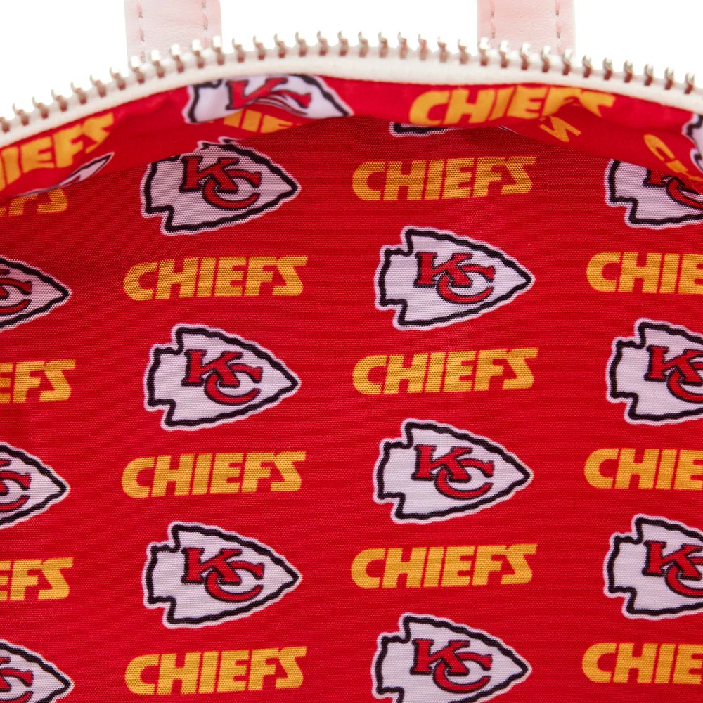 Loungefly NFL Kansas City Chiefs Patches Mini Backpack - Interior Lining