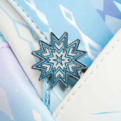Loungefly Disney Frozen Princess Castle Mini Backpack - Zipper Detail