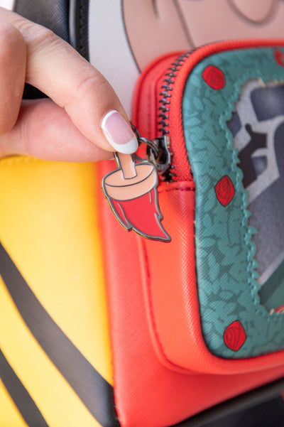 Loungefly Disney Villains Scene Queen Of Hearts Mini Backpack- Zipper Pull