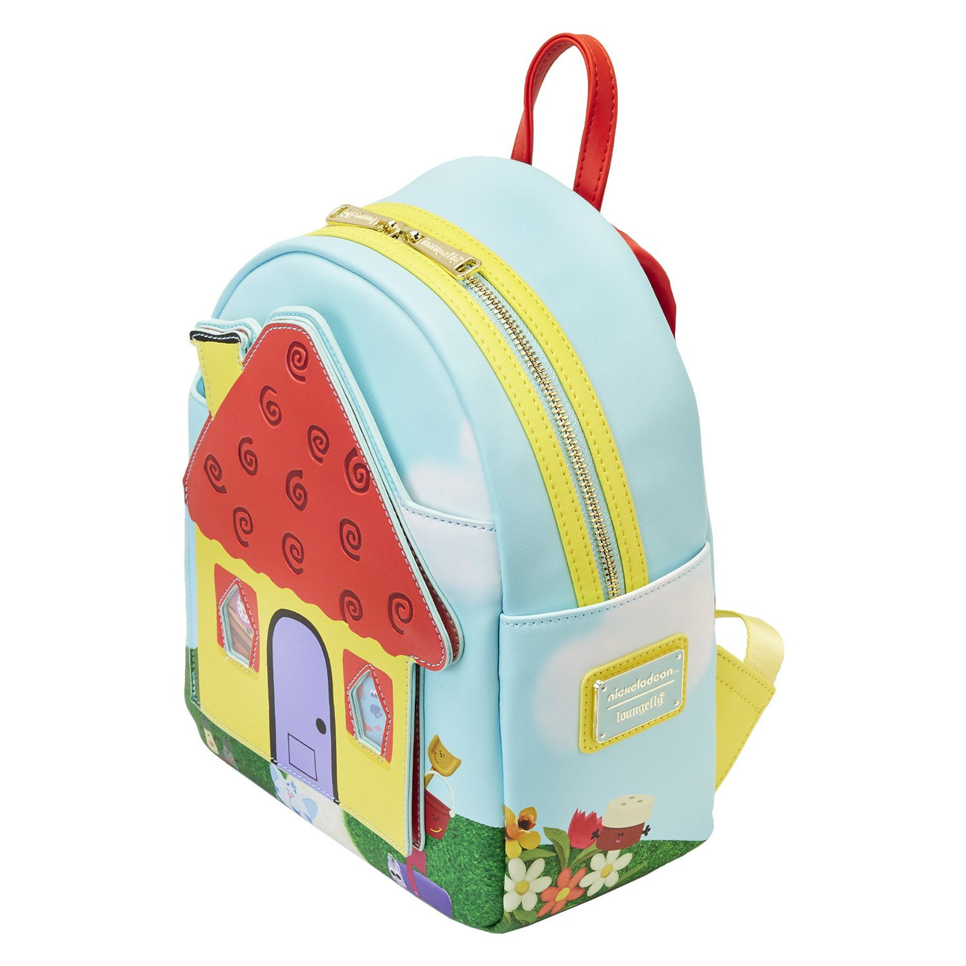 671803451001 - Loungefly Nickelodeon Blues Clues Open House Mini Backpack - Top View