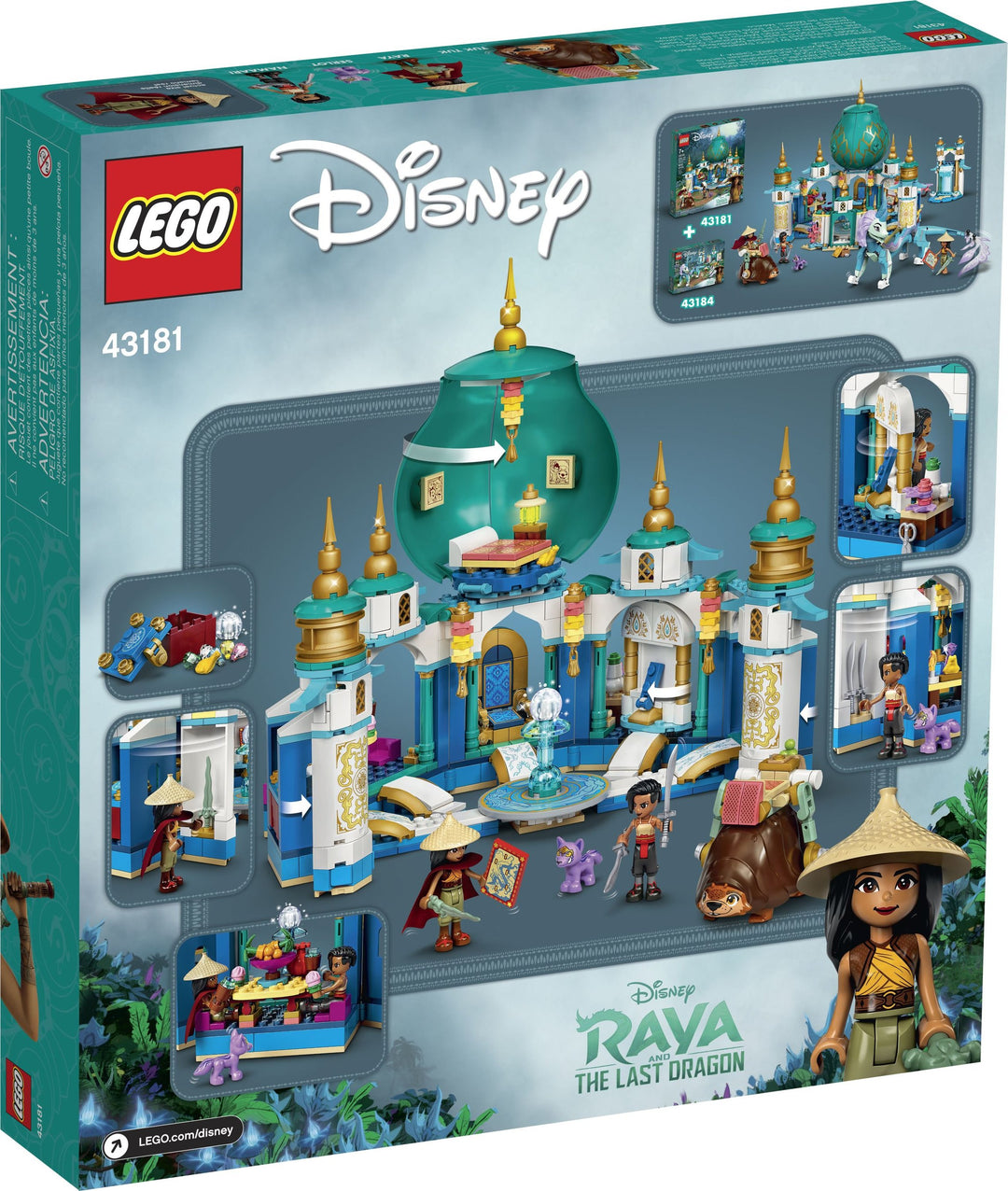 LEGO Disney: Raya and the Heart Palace (43181)