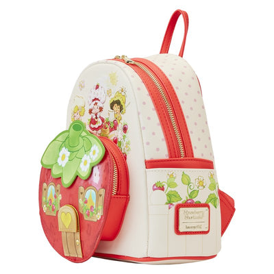 Loungefly Strawberry Shortcake Strawberry House Mini Backpack - Side View