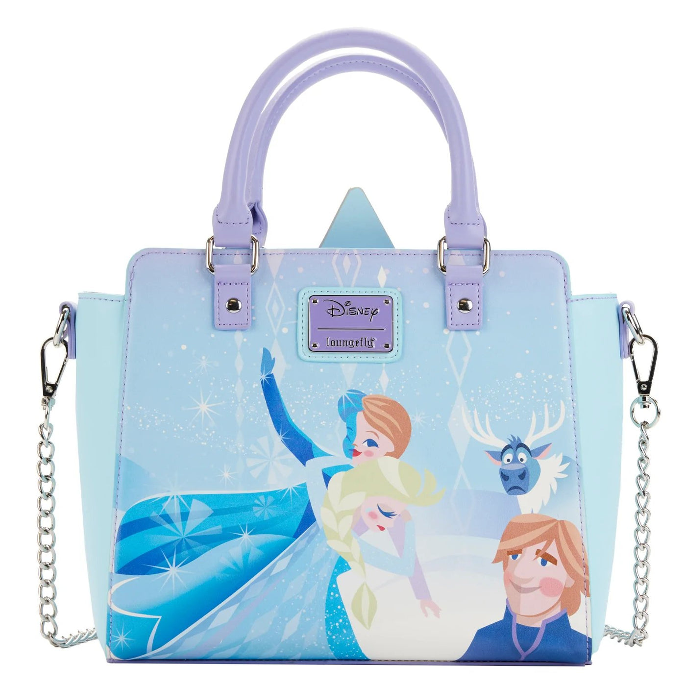 Loungefly Disney Frozen Princess Castle Crossbody - Back
