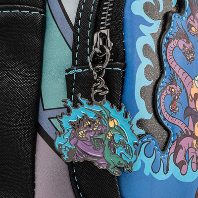 Loungefly Disney Villains Scene Hades Mini Backpack - Zipper Charm