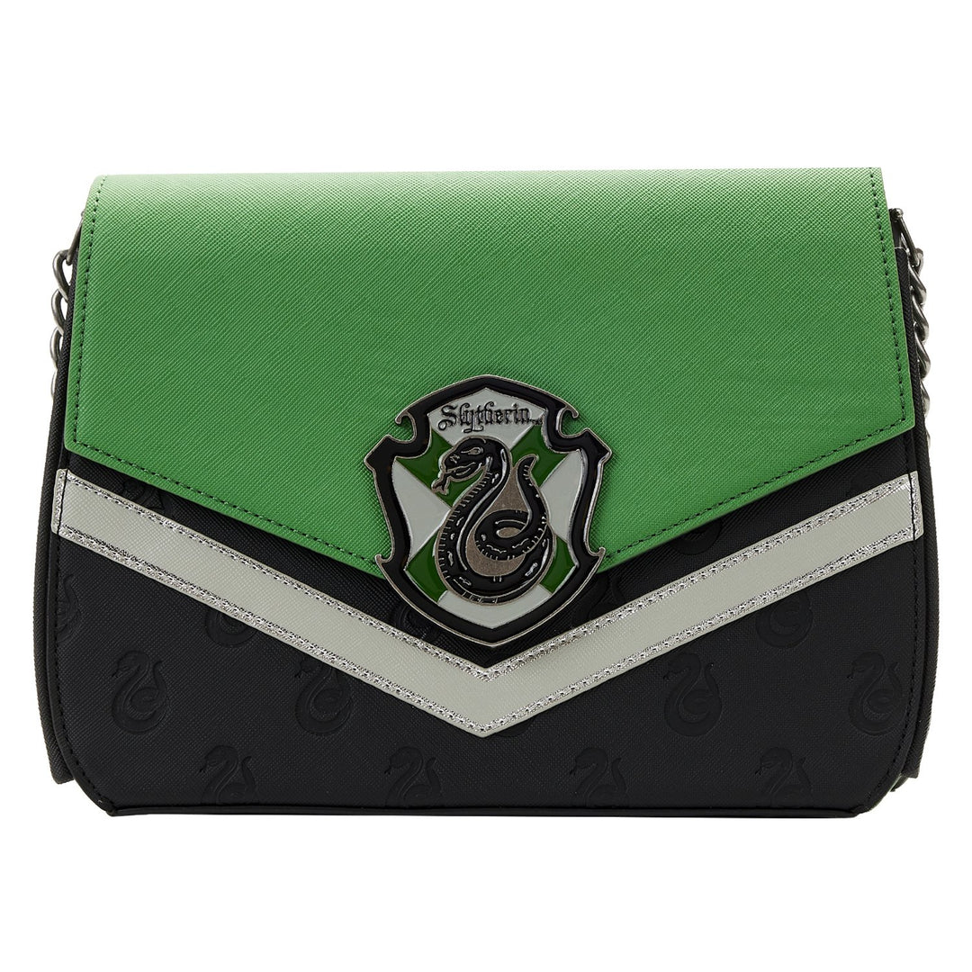 Loungefly Harry Potter Slytherin Chain Strap Crossbody - Front