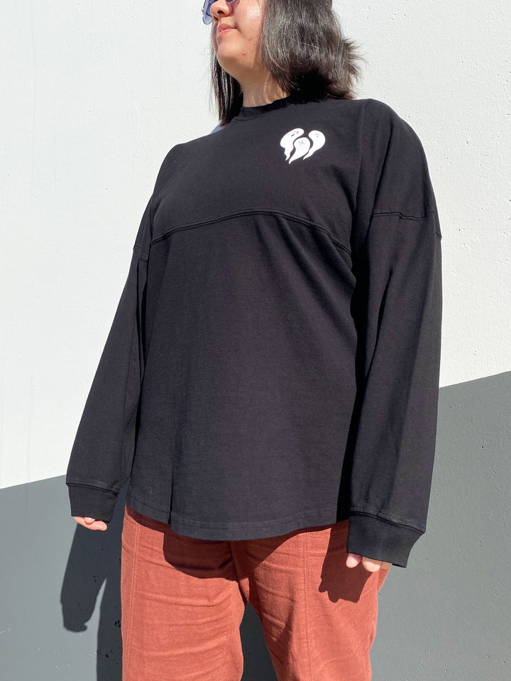 Halloween Ghosts California Crew Neck Spirit Jersey - Front IRL