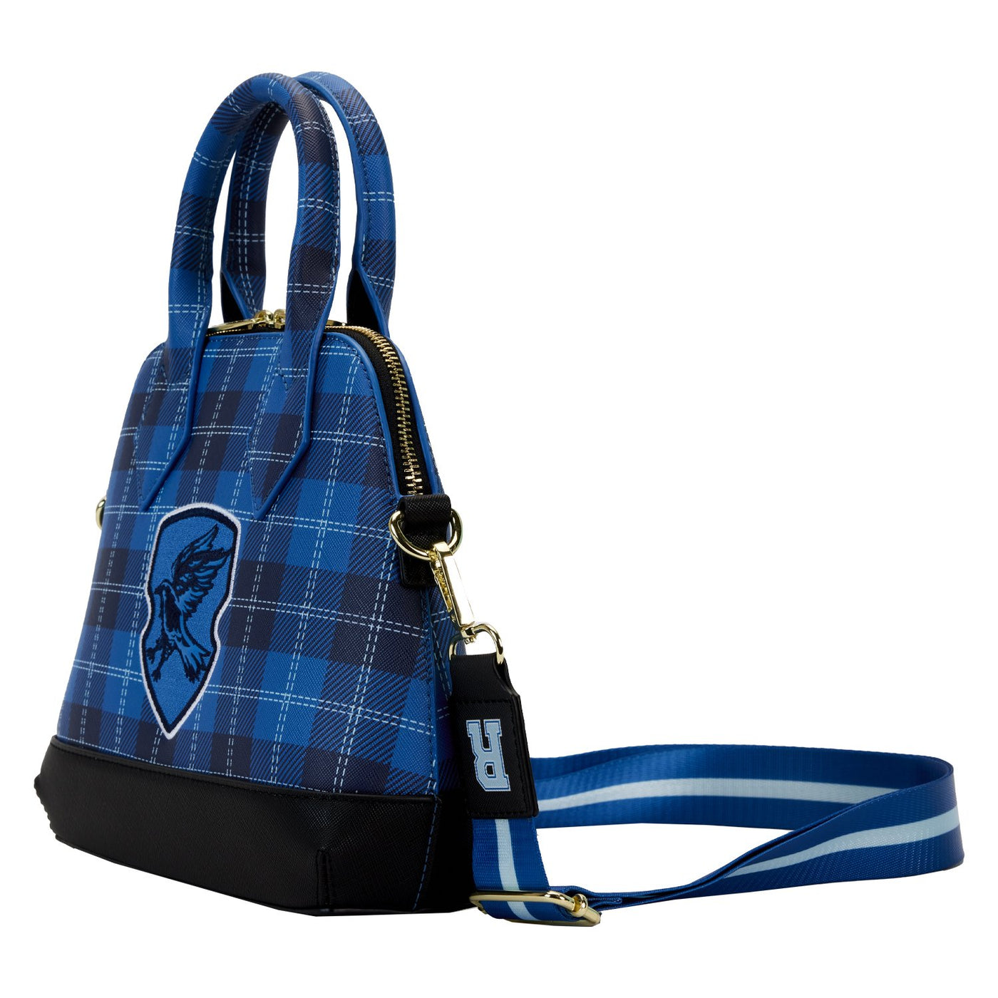 Loungefly Warner Brothers Harry Potter Varsity Ravenclaw Plaid Crossbody - Side View