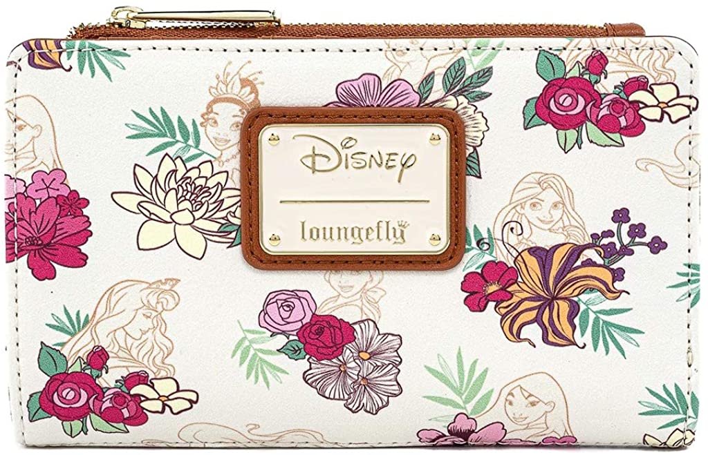 Disney Princess Floral Allover Print Wallet