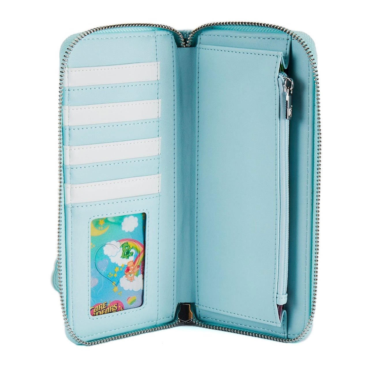 Loungefly Care Bears Care-A-Lot Castle Zip-Around Wallet - Open View