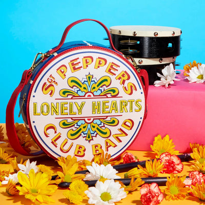 Loungefly The Beatles Sgt Pepper Convertible Backpack - IRL Front
