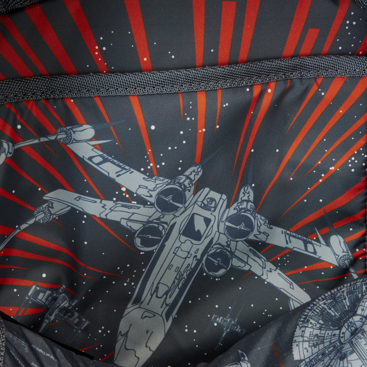 Loungefly Collectiv Star Wars Rebel Alliance The Evryday Convertible Bag - Zipper Pocket