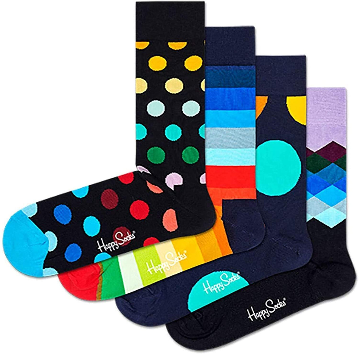 Classic Multicolor Socks 4-Pack Gift Box