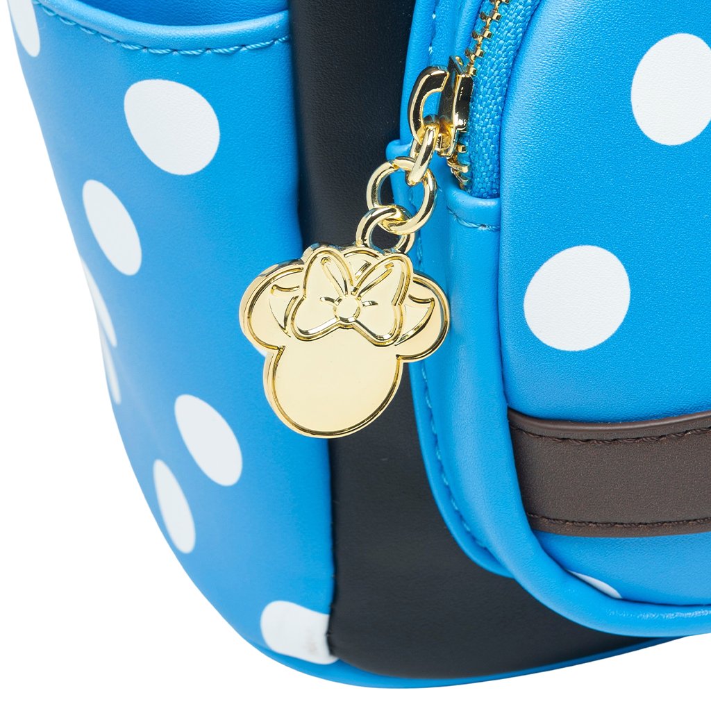 Disney Minnie 2024 Mouse Denim Loungefly crossbody.