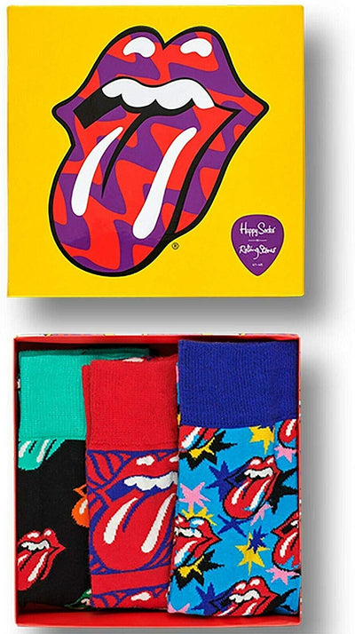 Happy Socks Rolling Stones Socks Box Set 3-Pack