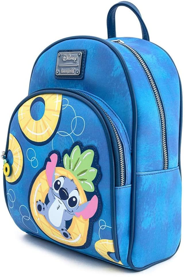 Loungefly Disney Lilo & Stitch Pineapple Floaty Stitch Mini Backpack