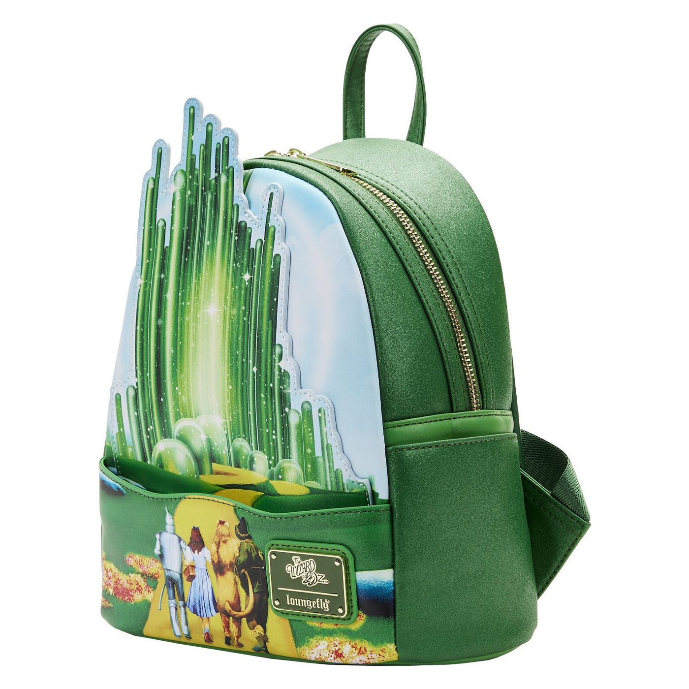 Loungefly Warner Brothers Wizard of Oz Emerald City Mini Backpack - Side View