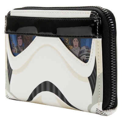 Loungefly Star Wars Stormtrooper Zip-Around Wallet - Side View