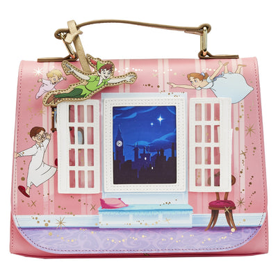 671803447394 -Loungefly Disney Peter Pan You Can Fly 70th Anniversary Crossbody - Window Open