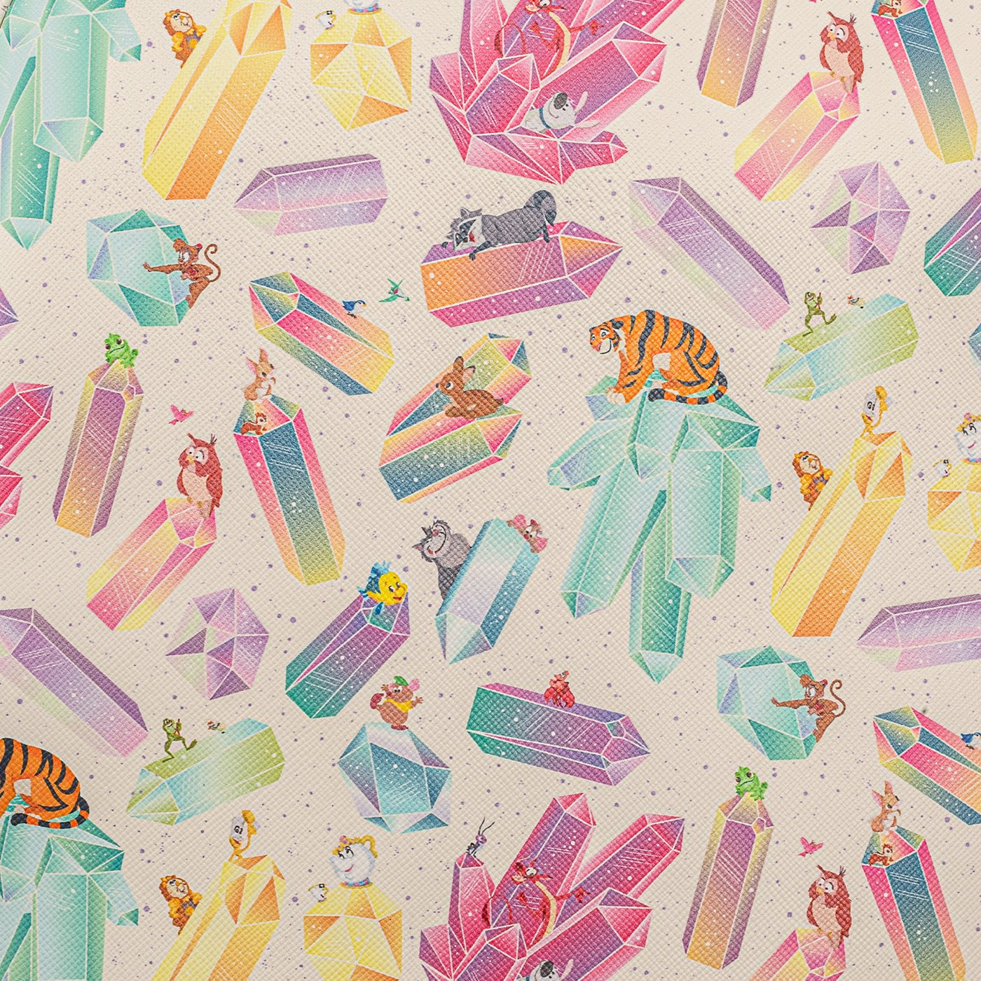 Loungefly Disney Crystal Sidekicks Allover Print Mini Backpack