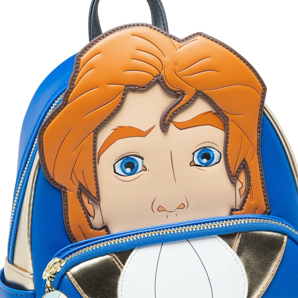 671803455566 - 707 Street Exclusive - Loungefly Disney Beauty and the Beast Prince Adam Cosplay Mini Backpack - Applique Close Up