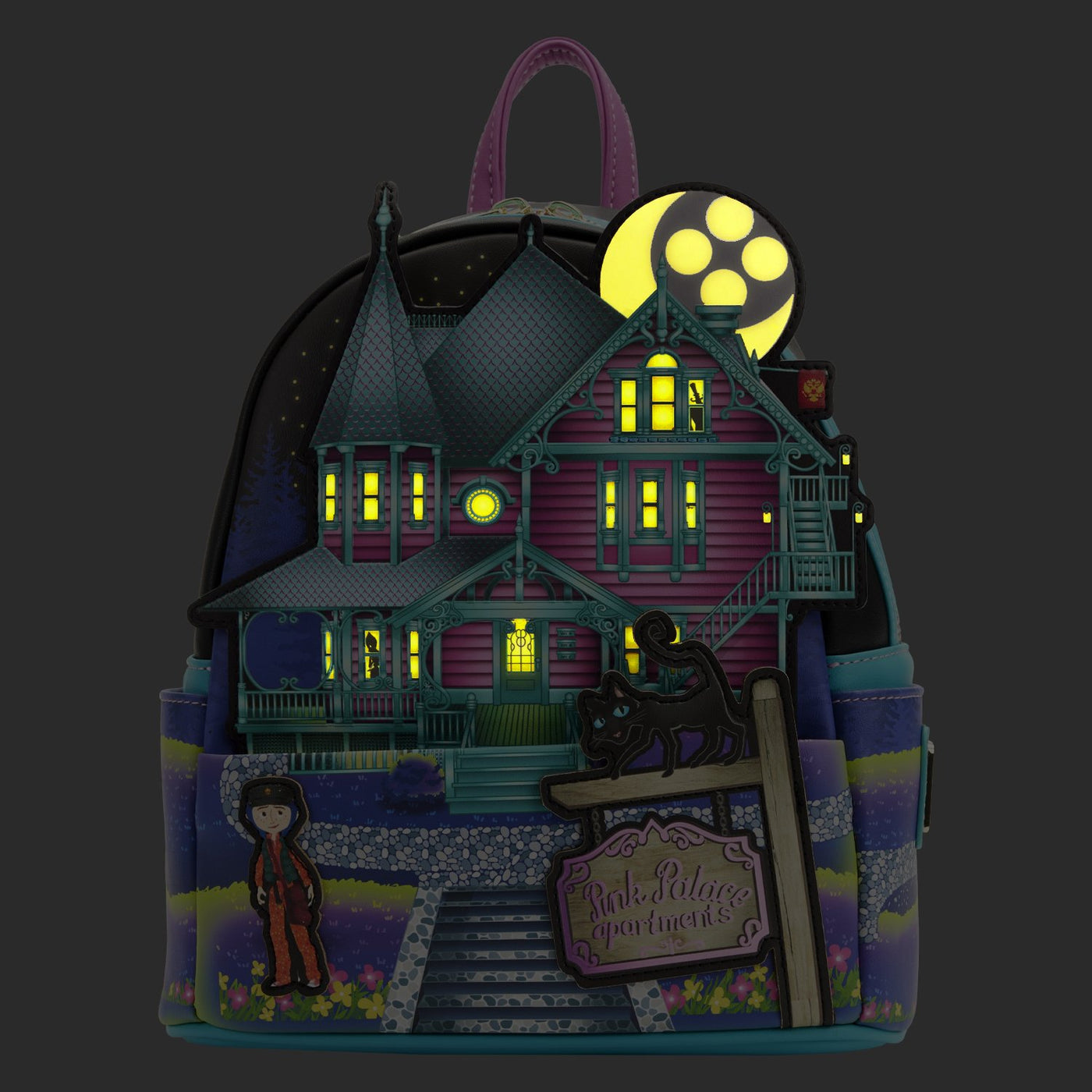 Loungefly Laika Coraline House Mini Backpack - Glow in the Dark