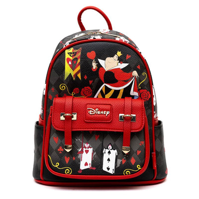 WondaPop Disney Alice in Wonderland Queen of Hearts Mini Backpack - Front