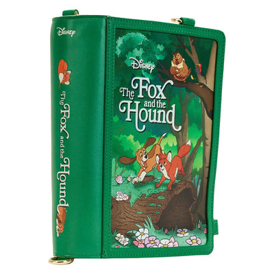 Loungefly Disney Classic Books Fox and the Hound Convertible Crossbody - Back Side