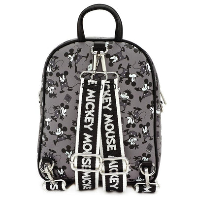 LOUNGEFLY X DISNEY MICKEY MOUSE PLANE CRAZY MINI BACKPACK - BACK
