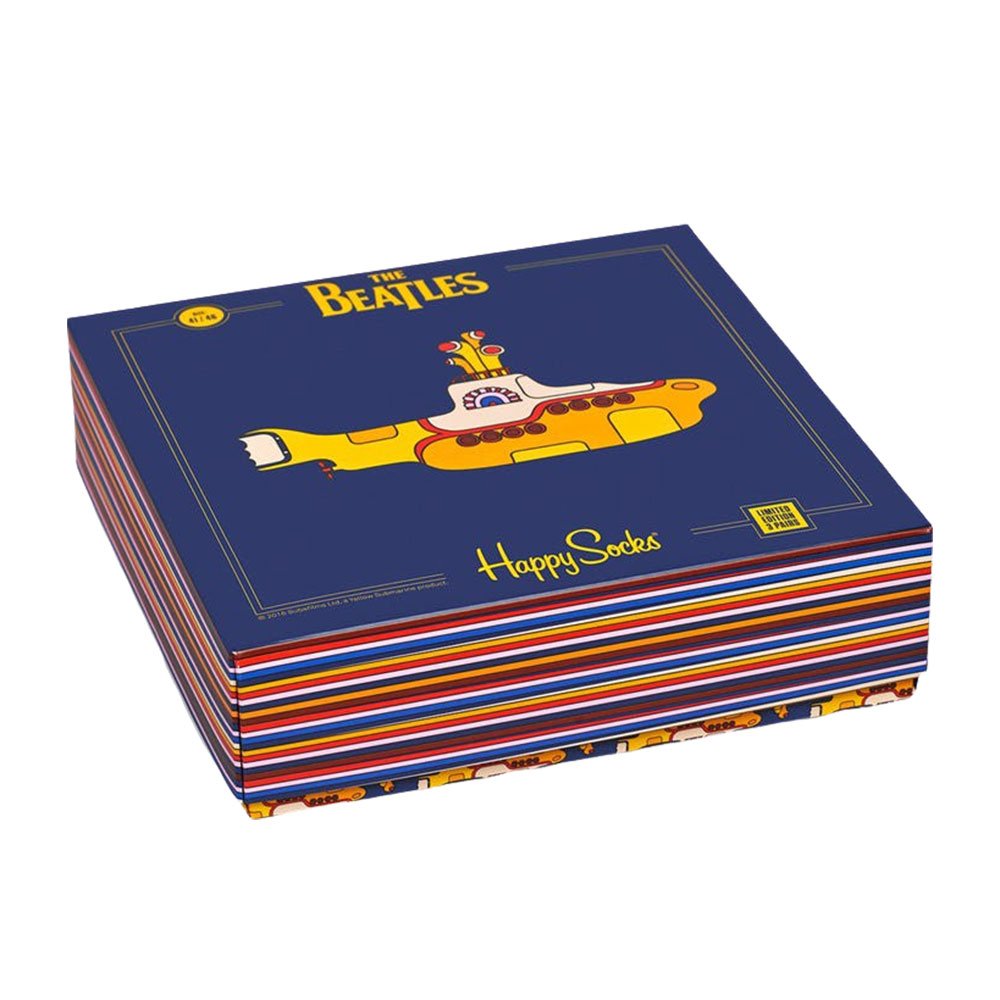 Happy Socks The Beatles Submarine EP Gift Box 3-Pair