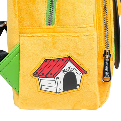 671803464292 - 707 Street Exclusive - Loungefly Disney Pluto Plush Cosplay Mini Backpack - Side Pocket Dog House