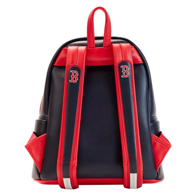 Loungefly MLB Boston Red Sox Patches Mini Backpack - Back - 671803422223