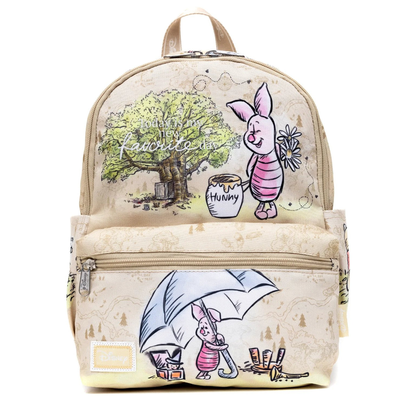 WondaPop Disney Winnie the Pooh Piglet Nylon Mini Backpack - Front